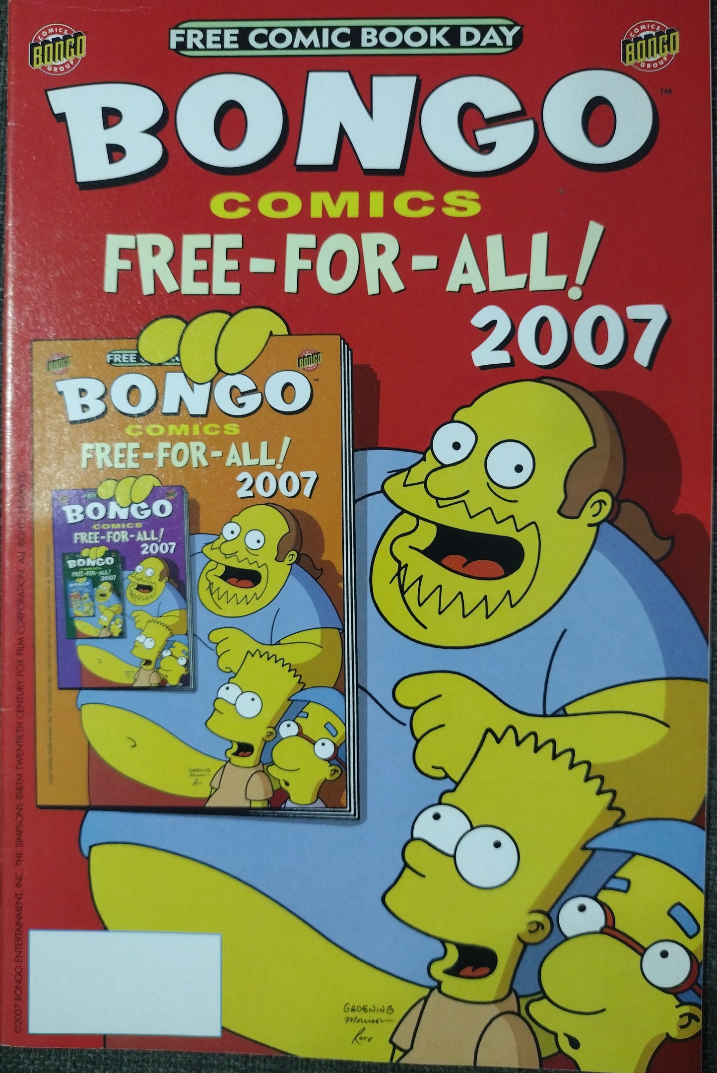 Bongo Comics Free Comic Book Day Giveaways